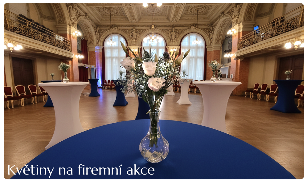 Květiny na firemní akce